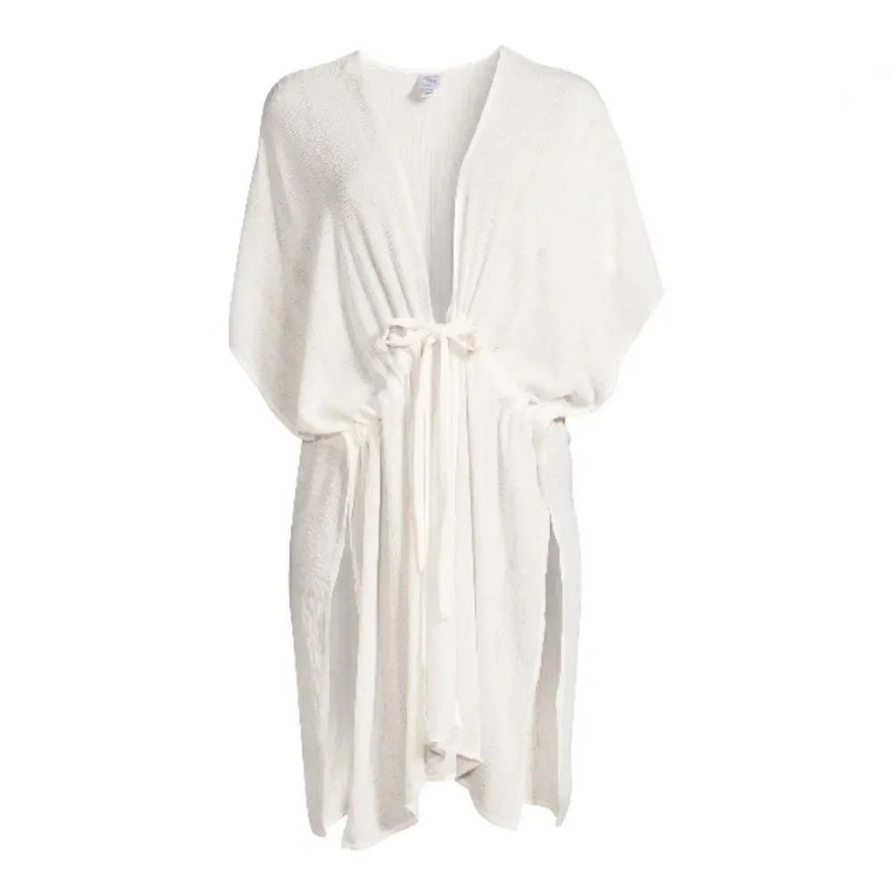 Tie Front Layering Kimono Cardigan Coverup Size 2X/3X